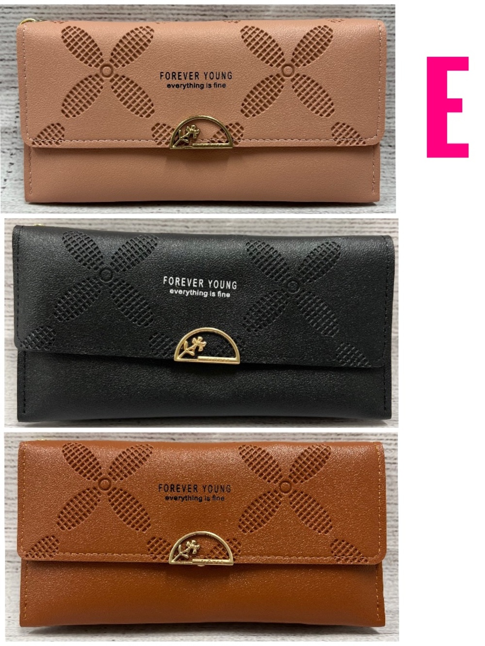 3 Wristlet Wallets (E)